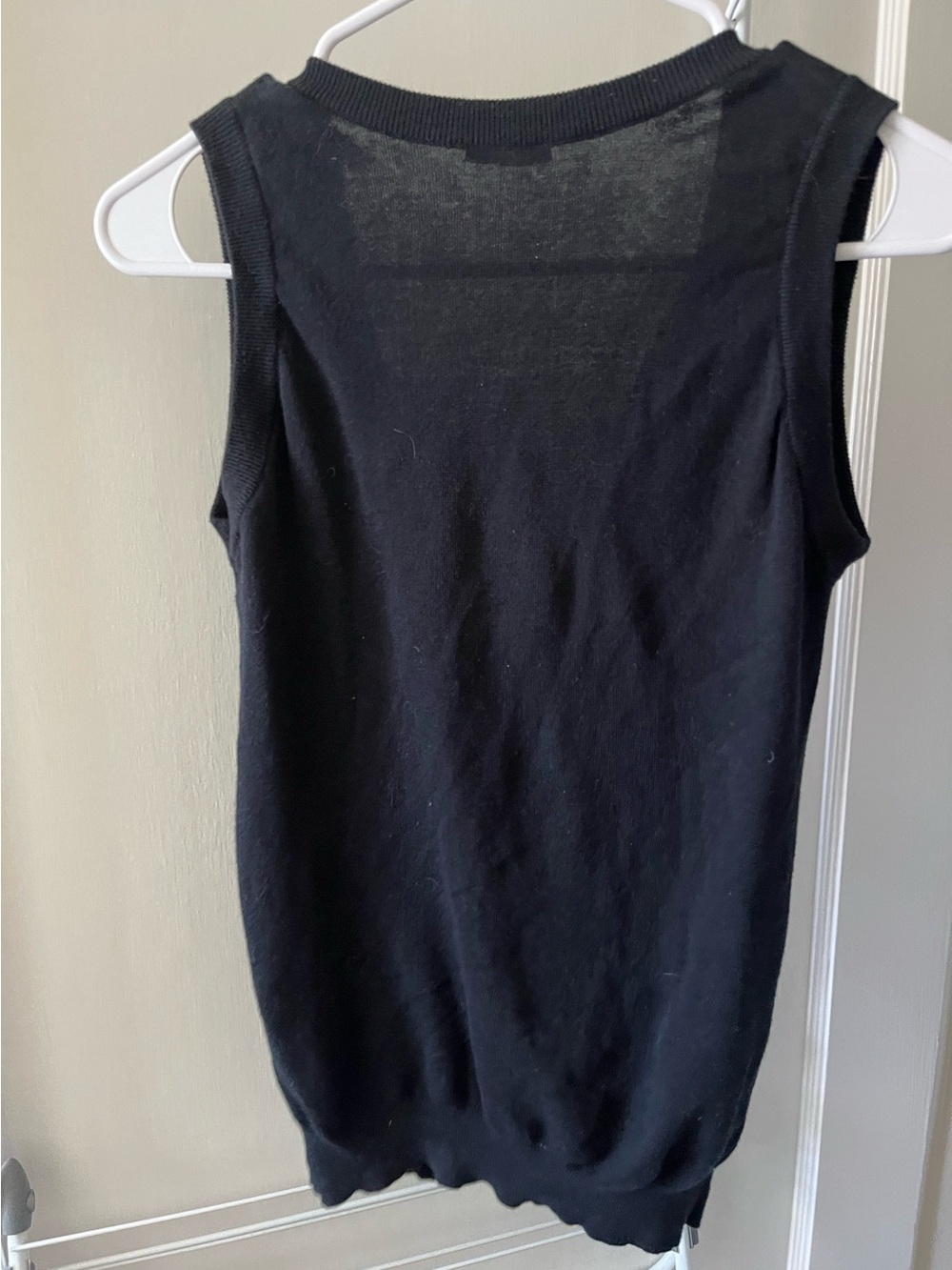 Miu Miu Black Knit Vest with Pockets and buttons - Picture 3 of 4